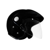 Casco Abierto ZEUS 507 Negro Brillo