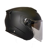 Casco Abierto ZEUS 626 DV Negro Mate