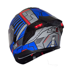 Casco Abatible AMX Nexo Nitro Gris Azul