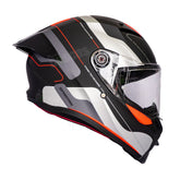 Casco integral Spartan Fenix Ork Rojo Naranjado