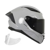 Casco integral Spartan Panther SV Solid Gris Claro + Visor Humo