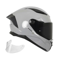 Casco integral Spartan Panther SV Solid Gris Claro + Visor Humo