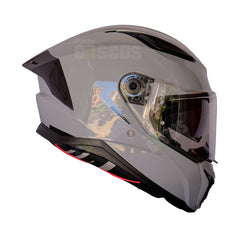 Casco integral Spartan Panther SV Solid Gris Claro