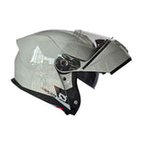 Casco Abatible X-Sports 166 Gris Claro Brillo