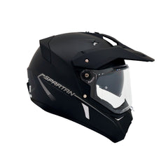 Casco multipropósito Spartan Wolf Negro plano