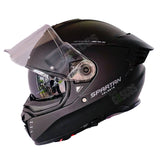 Casco integral Spartan Hawk SV Solid Negro