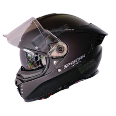 Casco integral Spartan Hawk SV Solid Negro + Visor Iridium