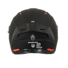 Casco integral Spartan Panther SV Solid Negro mate + Visor Humo