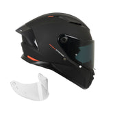 Casco integral Spartan Panther SV Solid Negro mate + Visor Humo