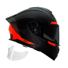 Casco Abatible AMX Nexo Nitro Rojo + Visor negro