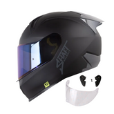 Casco Integral Shaft 560 Solid Negro Gris Mate