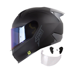 Casco Integral Shaft 560 Solid Negro Gris Mate