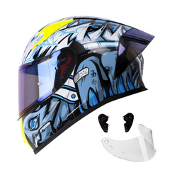 Casco Integral Shaft 526 Armored Azul