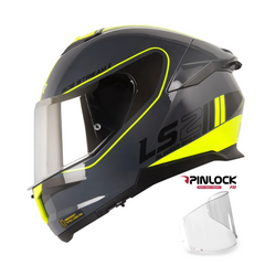 Casco LS2 FF 808 Hitech Gris Amarillo