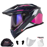 Casco multipropósito Shaft Pro MX400DV Frontier Blanco Fucsia