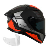 Casco integral Spartan Panther SV Prestige Naranja + Visor Humo