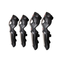 Combo Protector de espalda +Rodilleras + Coderas Metalicas GX + Guantes