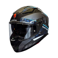Casco integral Spartan Panther SV Raptor Azul