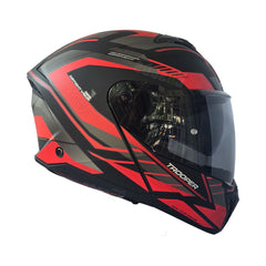 Casco Abatible KNT Trooper QRS Rojo