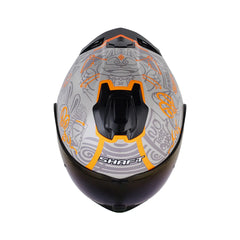 Casco Abatible Shaft 3540DV The World Arena Mostaza