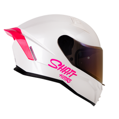 Casco Integral Shaft 504DV Solid Blanco Fucsia