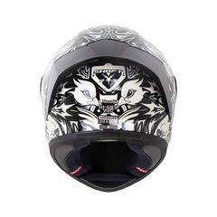 Casco Integral Shaft 526 Mozaik Blanco Negro