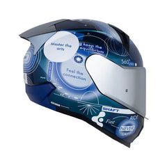 Casco Integral Shaft 560 Connection Camaleón Azul