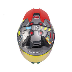 Casco Integral Shaft 560 Proton Pack Gris Rojo