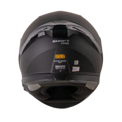 Casco Integral Shaft Pro 612DV Solid Negro Dorado