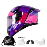 Casco Integral Shaft Pro 612DV Cop Fucsia Morado