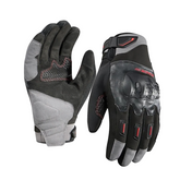 Guantes de Protección Scoyco MC192wp Gris Rojo Resistentes al agua