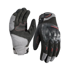 Guantes de Protección Scoyco MC192wp Gris Rojo Resistentes al agua