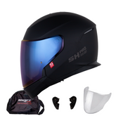 Casco Modular Shaft Pro 300 Sky Solid Negro Mate