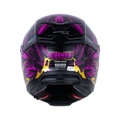 Casco Integral Shaft Pro 615DV Werewolf Morado dorado