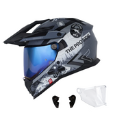 Casco multipropósito Shaft Pro MX400DV Off Side Gris Mate