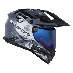 Casco multipropósito Shaft Pro MX400DV Off Side Gris Mate