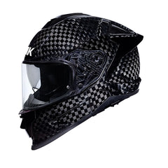 Casco integral SMK Titan Doble Visor Fibra de Carbono