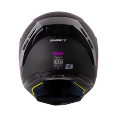 Casco Integral Shaft 562R Solid Negro Morado