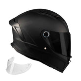 Casco integral MT Stinger 2 Pure Negro Mate + Visor Humo