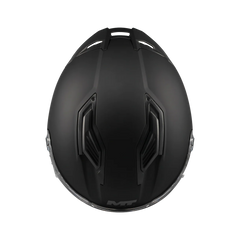 Casco integral MT Stinger 2 Pure Negro Mate + Visor Iridium Fuego