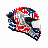 Casco integral MT Stinger 2 Meld Rojo Blanco Azul