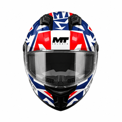 Casco integral MT Stinger 2 Meld Rojo Blanco Azul