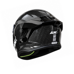 Casco Integral AMX Stream Carbon Fyber + Visor Negro