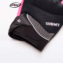 Guantes de moto para mujer Suomy SU09 Fucsia