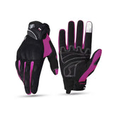 Guantes de moto para mujer Suomy SU09 Morado