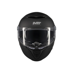 Casco integral MT Thunder 4R Pure Negro Mate + Visor Rosa