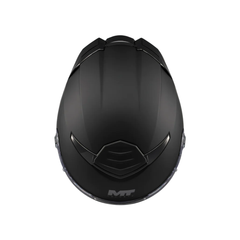 Casco integral MT Thunder 4R Pure Negro Mate + Visor Rosa