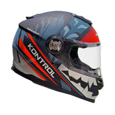 Casco Integral Niño KNT M65 Taskmaster Rojo