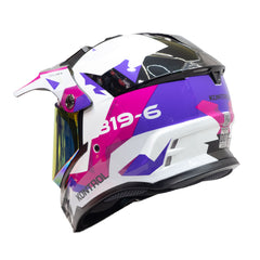 Casco multipropósito KNT 819 Tourex Fucsia