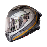 Casco integral Spartan Panther SV Tribute Dorado Gris